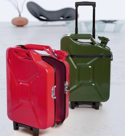 Suitcase and Handbag